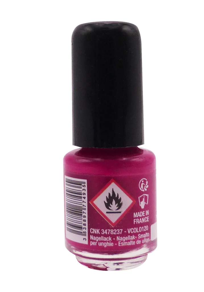 VITRY VERNIS A ONGLE MINI N°120 POURPRE 4ML 3 dos vernis vitry 1