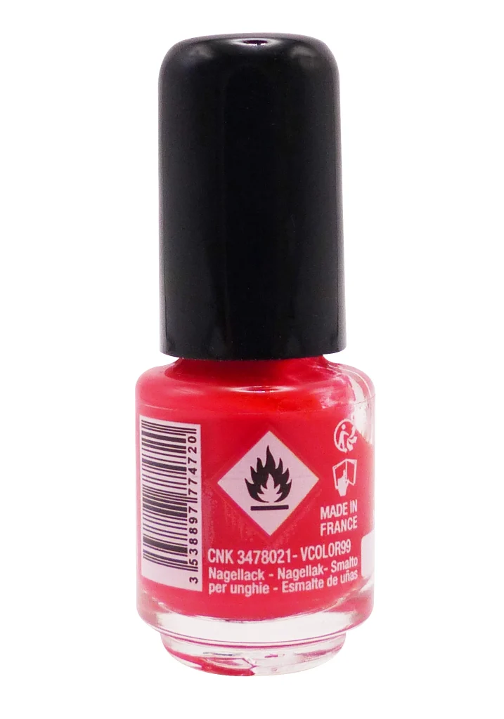 VITRY VERNIS A ONGLES MINI N°99 DARLING 4ML 3 dos vernis vitry