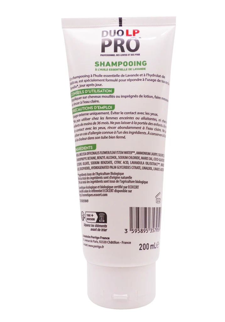 DUO LP PRO SHAMPOOING DOUX A LA LAVANDE BIO 200ML 3 duolppro shampooing 200 ml