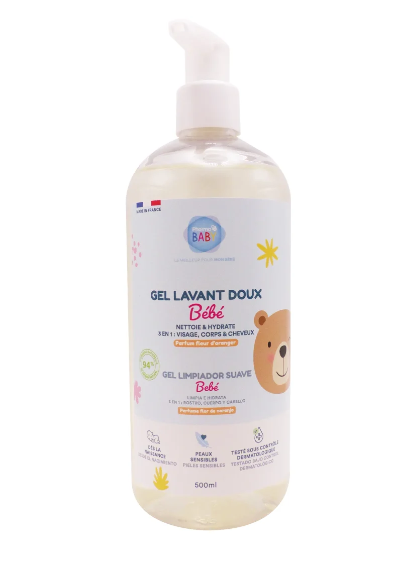 gel lavant doux bébé pharmascience baby