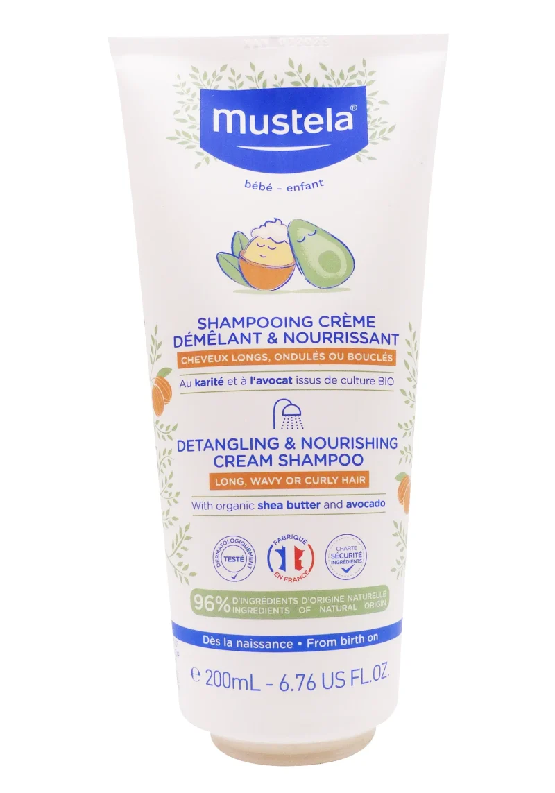 mustela shampooing démélant et nourrissant 200 ml