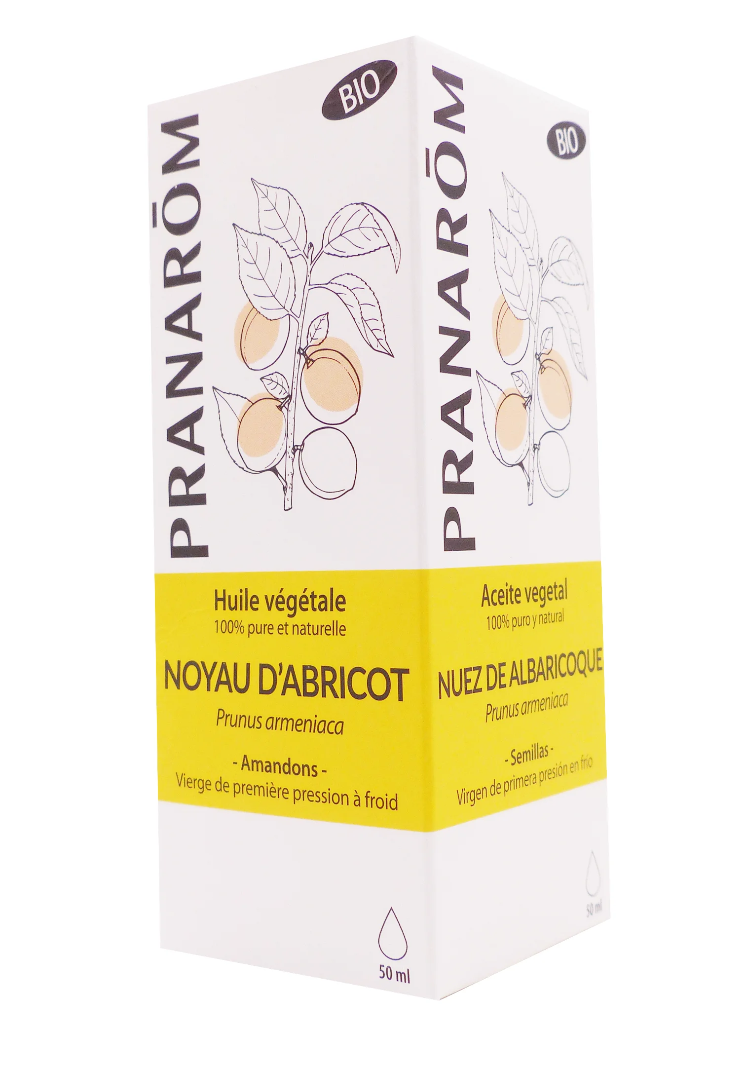 PRANAROM HUILE VEGETALE NOYAU ABRICOT 50ML 1 pranarom noyau d'abricot