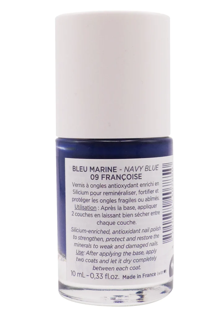 MEME VERNIS A ONGLES SILICIUM BLEU MARINE 09 FRANCOISE 10ML 3 vernis meme bleu navy