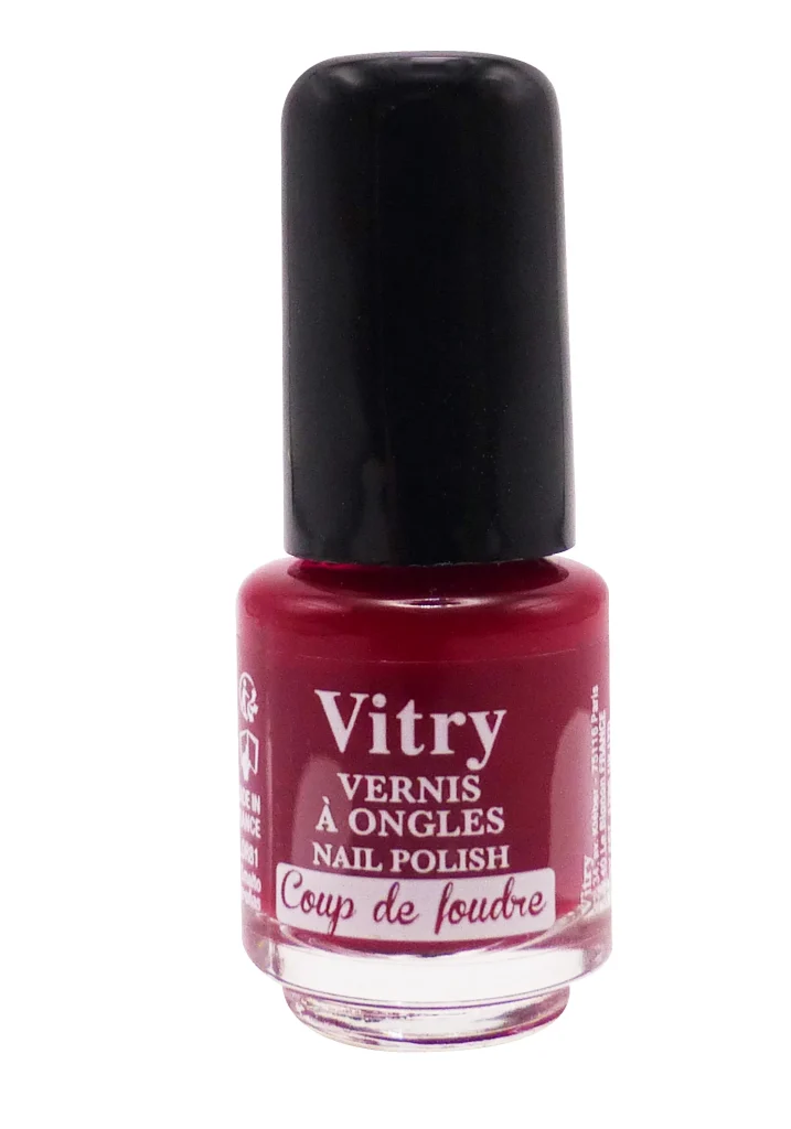 VITRY VERNIS A ONGLES MINI N°81 COUP DE FOUDRE 4ML 2 vitry coup de foudre