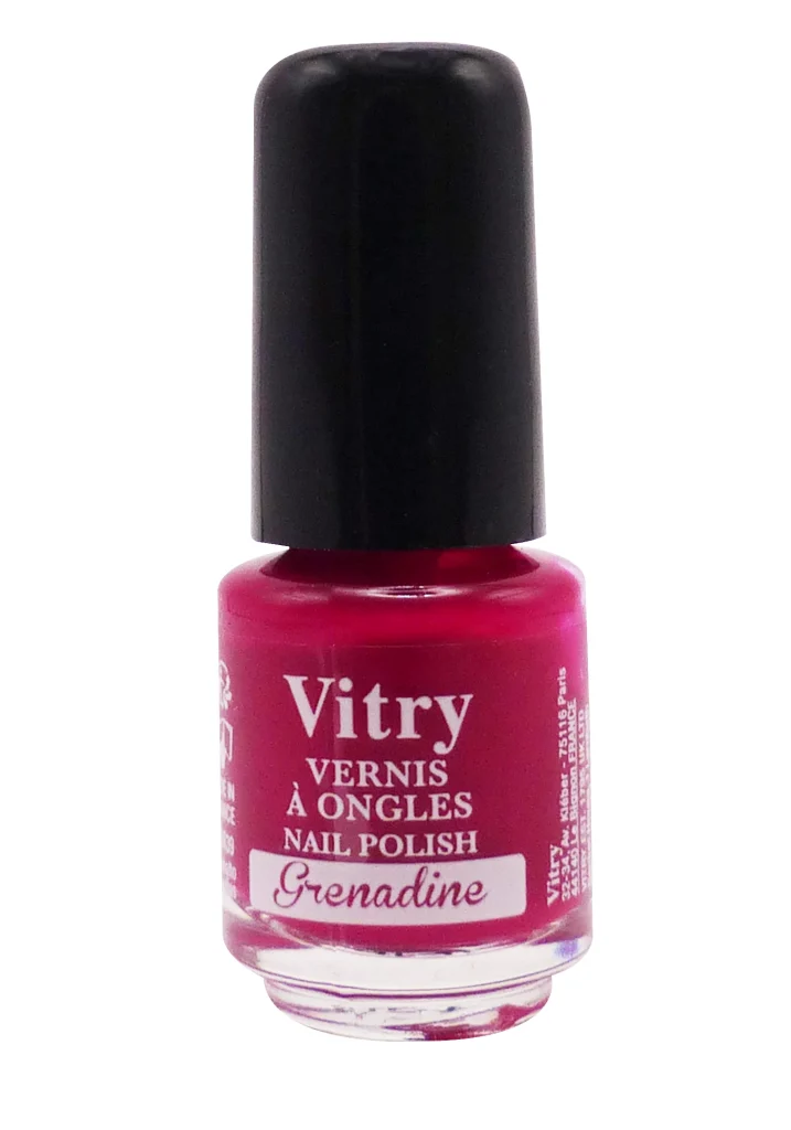 VITRY VERNIS A ONGLES MINI N°39 GRENADINE 4ML 2 vitry grenadine