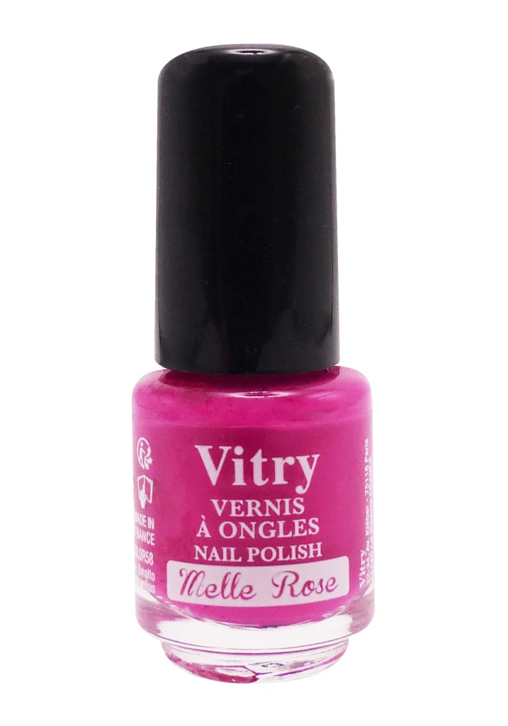 VITRY VERNIS A ONGLES MINI N°58 MELLE ROSE 4ML 2 vitry melle rose