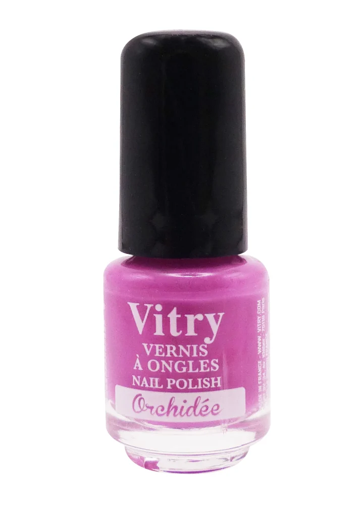 VITRY VERNIS A ONGLES MINI N°62 ORCHIDEE 4ML 2 vitry vernis a ongle orchidee