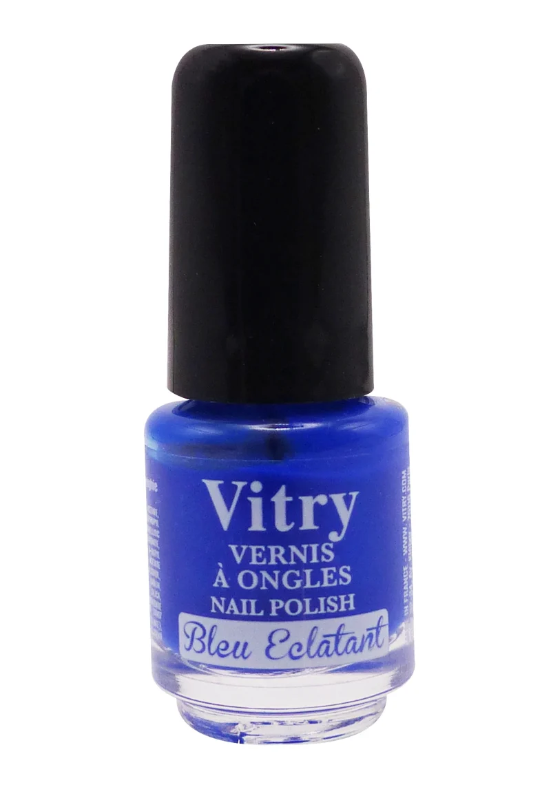 vitry vernis a ongles bleu eclatant
