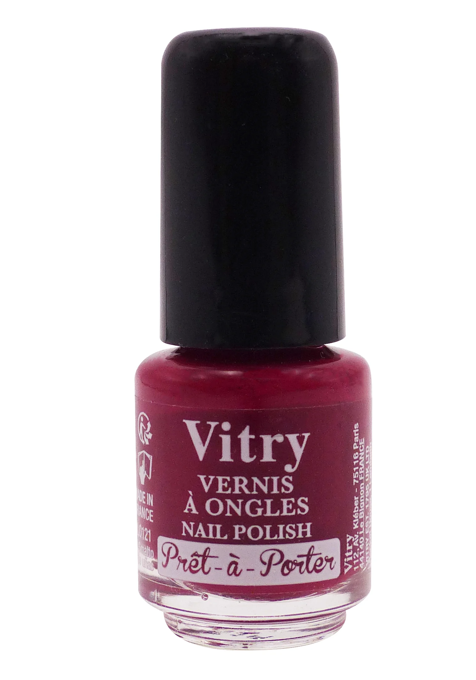 VITRY VERNIS A ONGLES MINI N°121 PRET A PORTER 4ML 1 vitry vernis a ongles pret a porter 4 ml