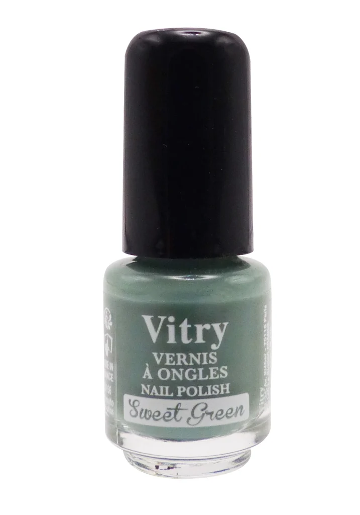 VITRY VERNIS A ONGLES MINI N°156 SWEET GREEN 4ML 2 vitry vernis sweet green