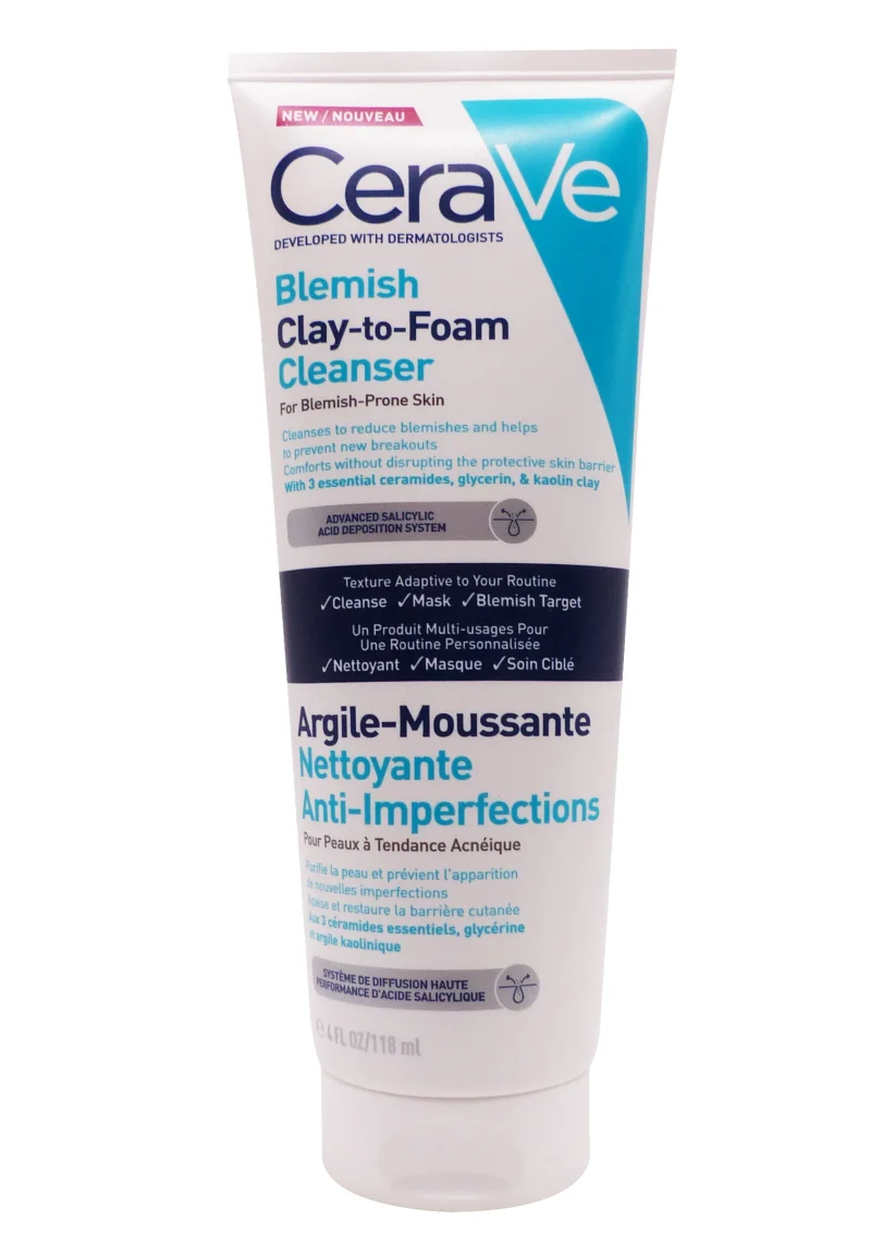 cerave blemish argile moussante