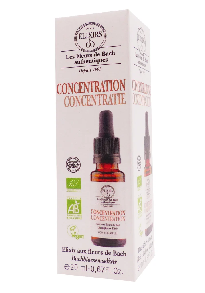 concentration fleur de bach 20 ml