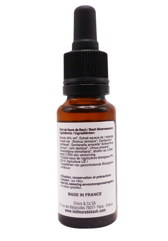 FLEUR DE BACH ELIXIR & CO CONFIANCE 20 ML 4 dos elixir