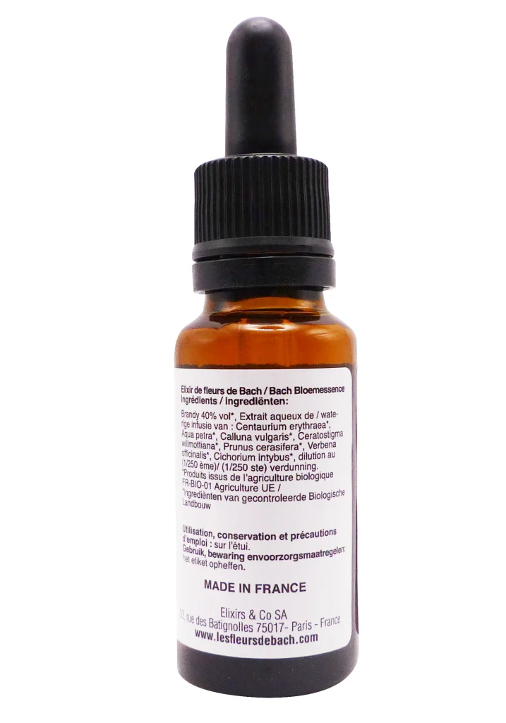 ELIXIRS & CO FLEURS DE BACH MINCEUR - SPRAY 10ML 4 dos fleurs de bach flacon