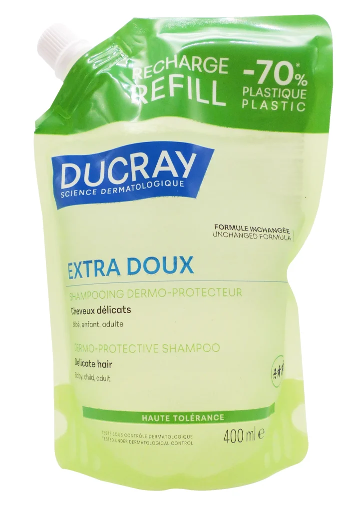 DUCRAY RECHARGE EXTRA DOUX 400 ML 2 ducray extra doux shampooing recharge 400 ml