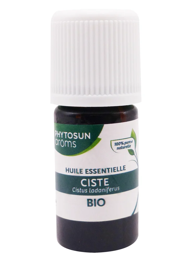 PHYTOSUN HUILE ESSENTIELLE DE CISTE BIO 5ML 3 flacon ciste bio