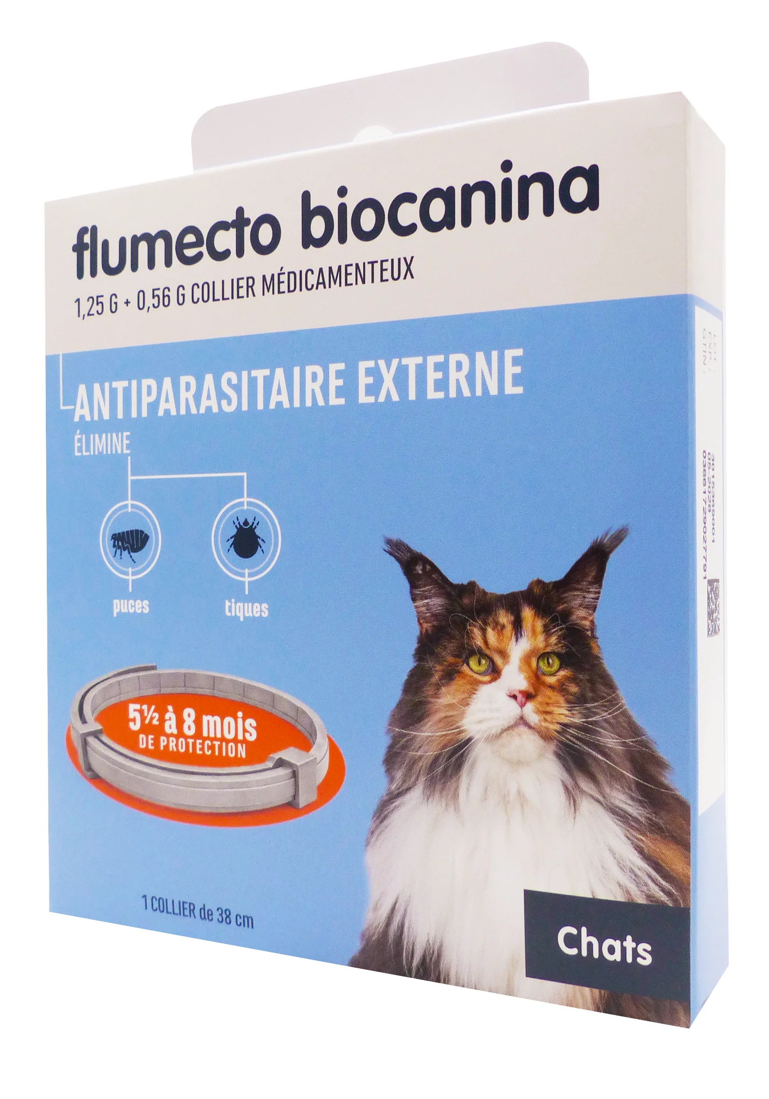 FLUMECTO BIOCANINA 1 COLLIER CHATS ANTIPARASITAIRE 38 CM 1 flumecto biocanina collier chats