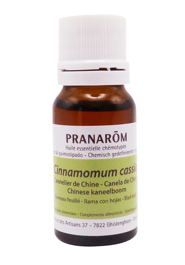 PRANAROM HUILE ESSENTIELLE CANNELLIER DE CHINE 10ML 3 huile essentielle flacon