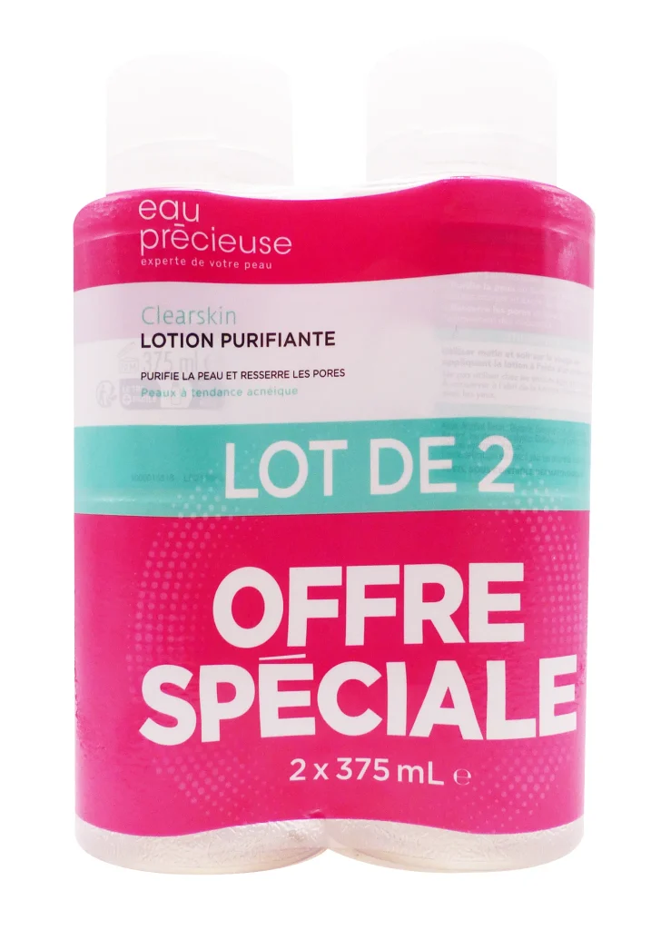 EAU PRECIEUSE LOTION PURIFIANTE LOT DE 2X375 ML 2 lotion purifiante lot de 2