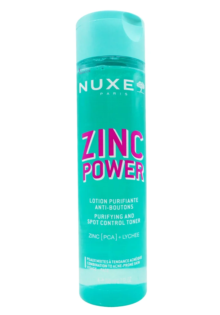 NUXE ZINC POWER LOTION PURIFIANTE ANTI-BOUTONS 200ML 2 nuxe zinc power lotion