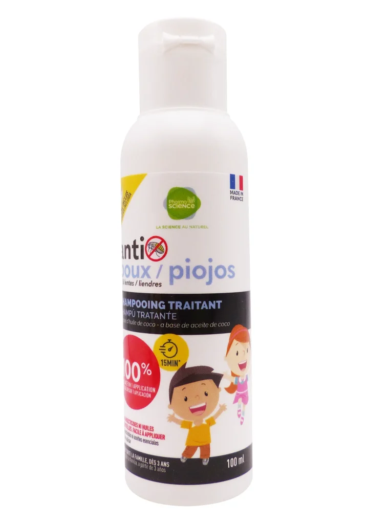 PHARMASCIENCE SHAMPOONG ANTI-POUX & LENTES 100 ML 3 pharmascience anti poux 100 ml