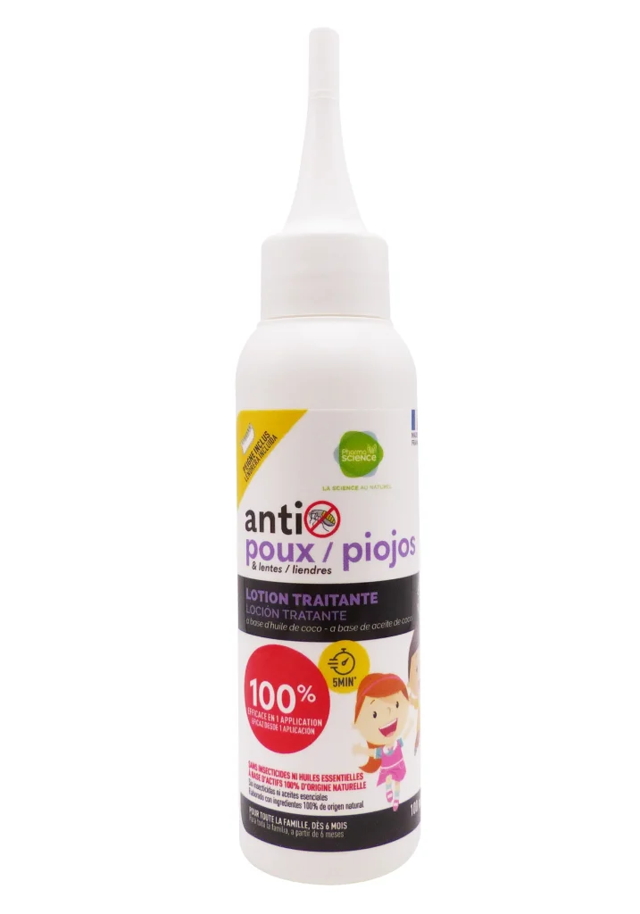 PHARMASCIENCE LOTION ANTI-POUX & LENTES 100ML 3 pharmascience anti poux
