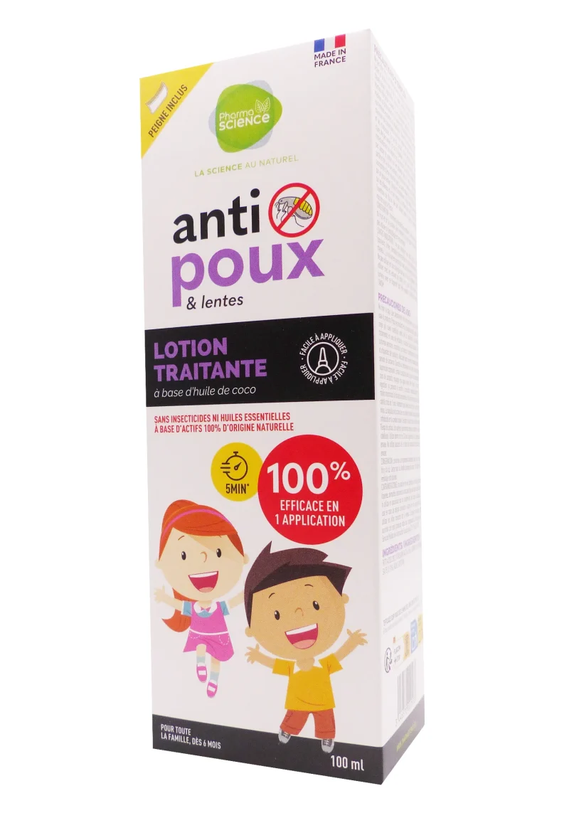 pharmascience anti poux lotion traitante 100 ml