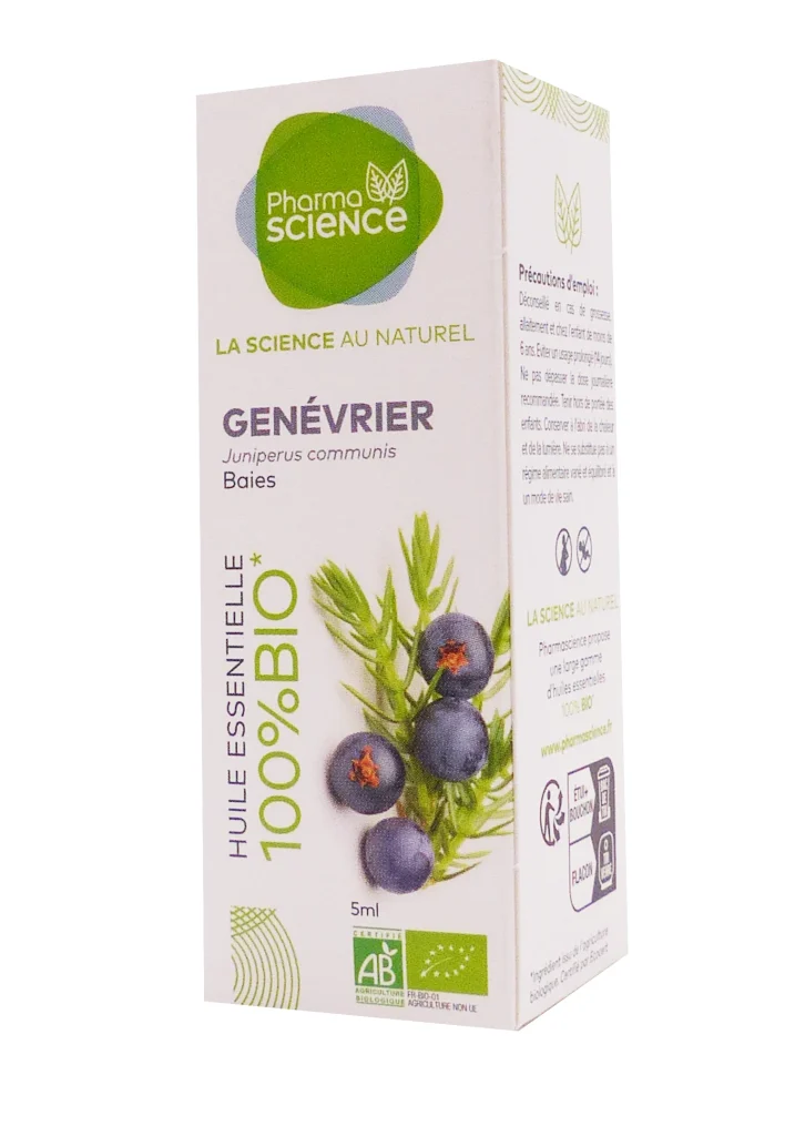 PHARMASCIENCE HUILE ESSENTIELLE GENEVRIER 5 ML 2 pharmascience genevrier 5 ml 1