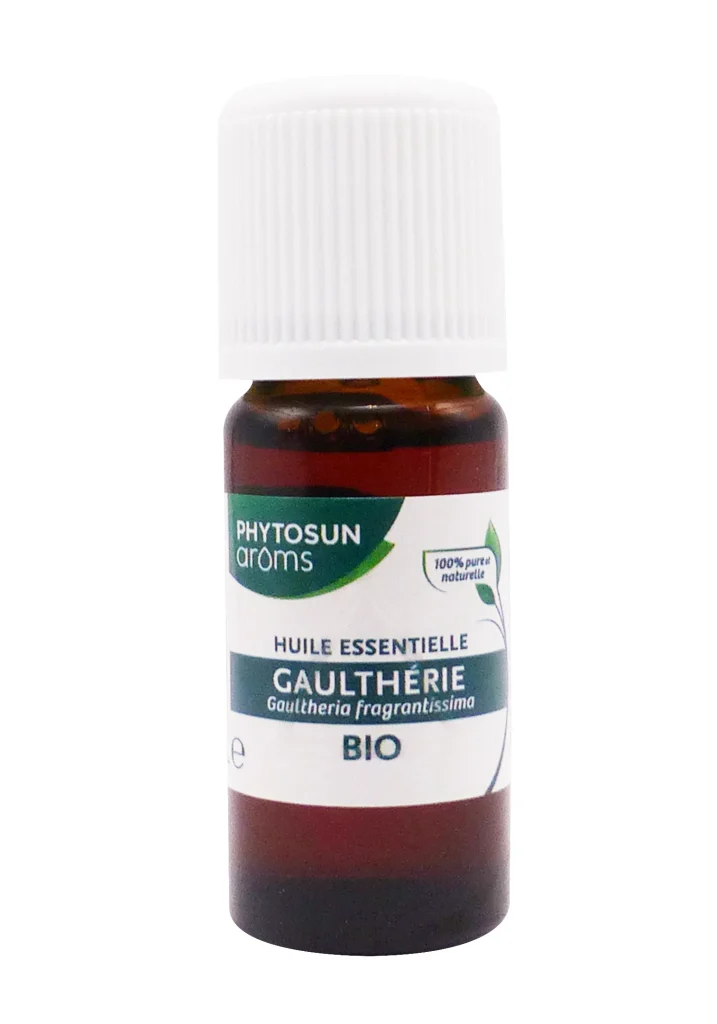 PHYTOSUN HUILE ESSENTIELLE GAULTHERIE BIO 10ML 4 phytosun gaultherie bio flacon