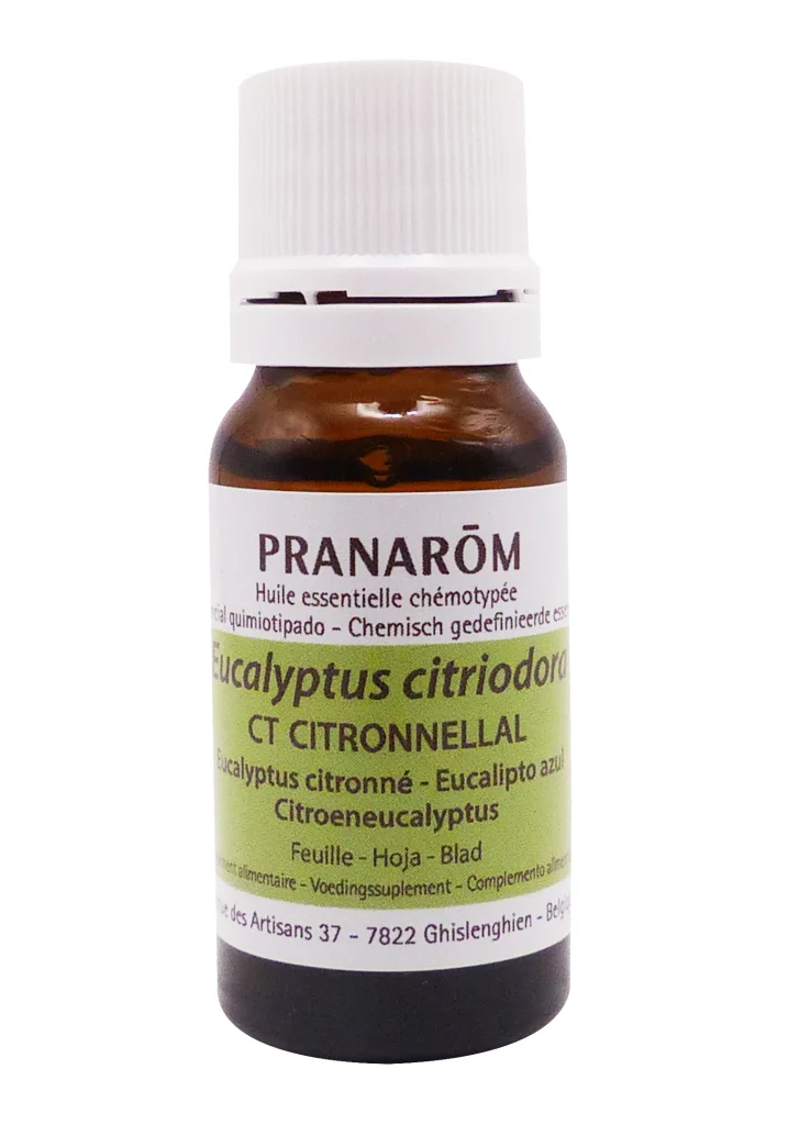 PRANAROM HUILE ESSENTIELLE EUCALYPTUS CITRONNE 10ML 3 pranarom eucalyptus citrone flacon