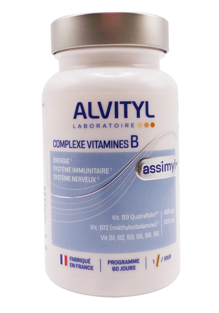 ALVITYL ASSIMYL COMPLEX VITAMINES B 60 GELULES 2 alvityl complexe vitamines B