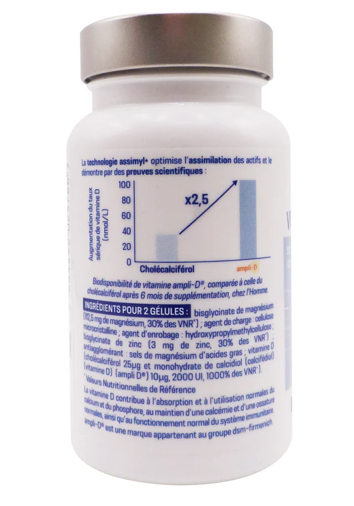 ALVITYL ASSIMYL+ VITAMINE D3 60 GELULES 3 alvityl gelules