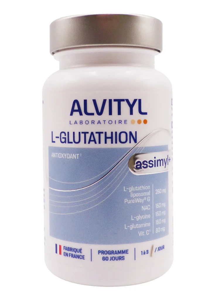ALVITYL ASSIMYL+ L-GLUTATHION 60 GELULES 2 alvityl l glutathion 1