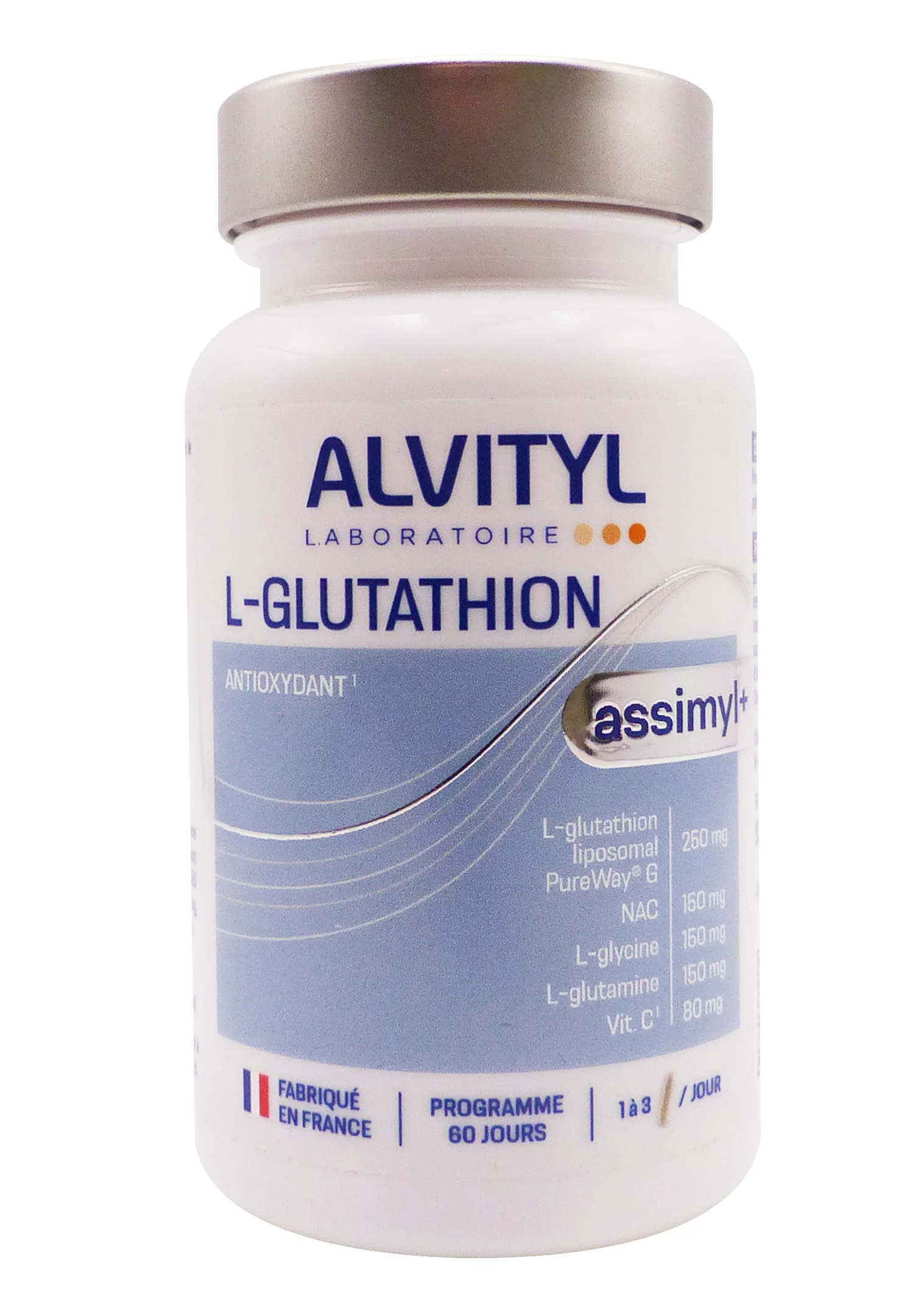 ALVITYL ASSIMYL+ L-GLUTATHION 60 GELULES 1 alvityl l glutathion