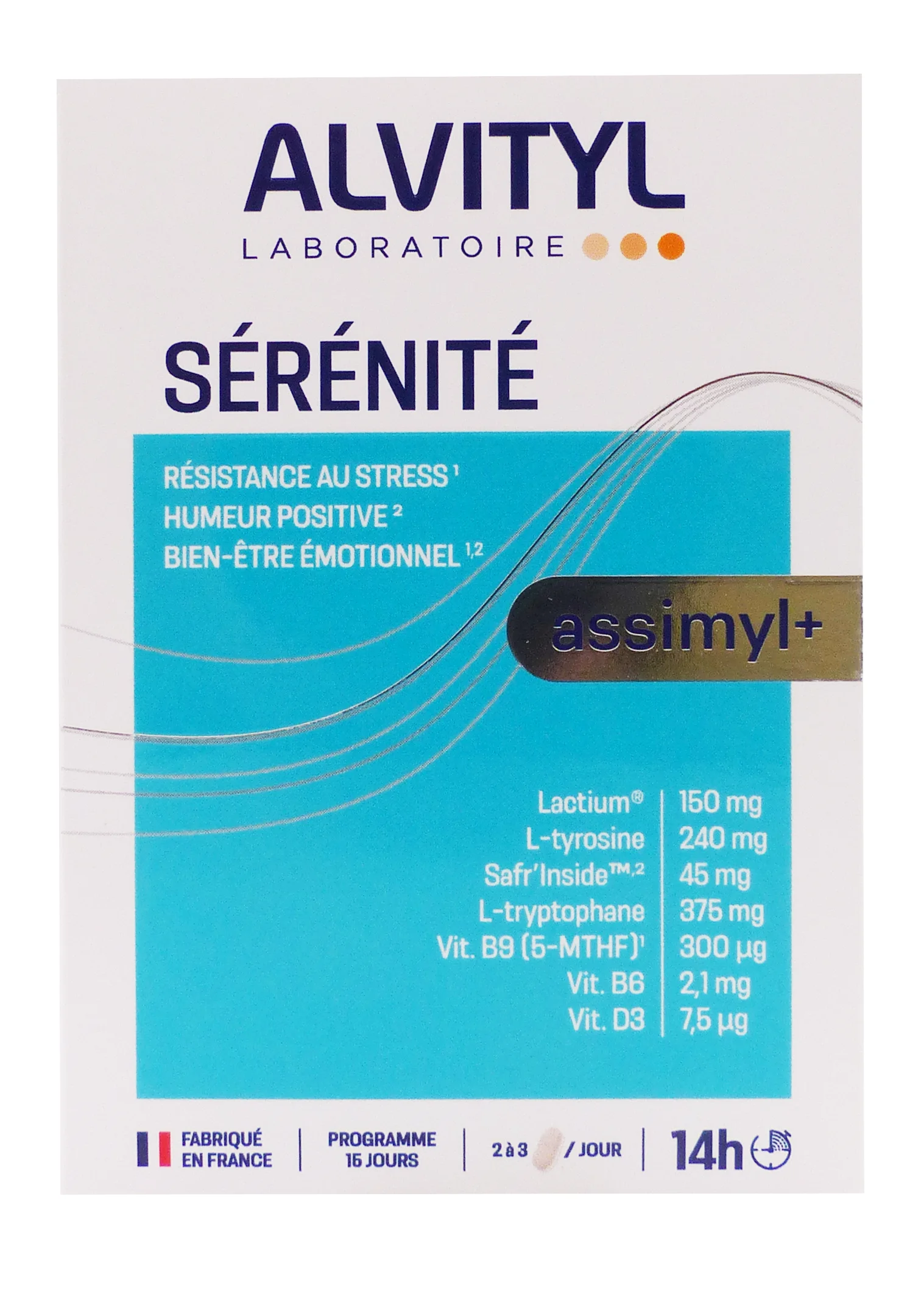 ALVITYL ASSIMYL+ SERENITE 30 COMPRIMES 1 alvityl sérénité