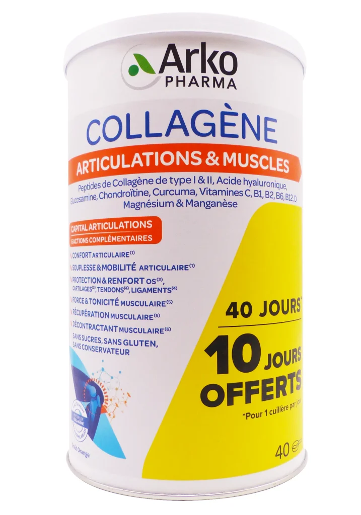 COLLAGENE ARTICULATIONS & MUSCLES 40 JOURS 2 arko collagene articulation et muscles