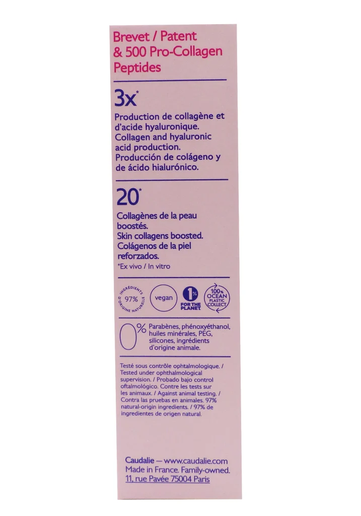 CAUDALIE RESVERATROL-LIFT SOIN LIFTANT REGARD 15ML 3 brevet caudalie