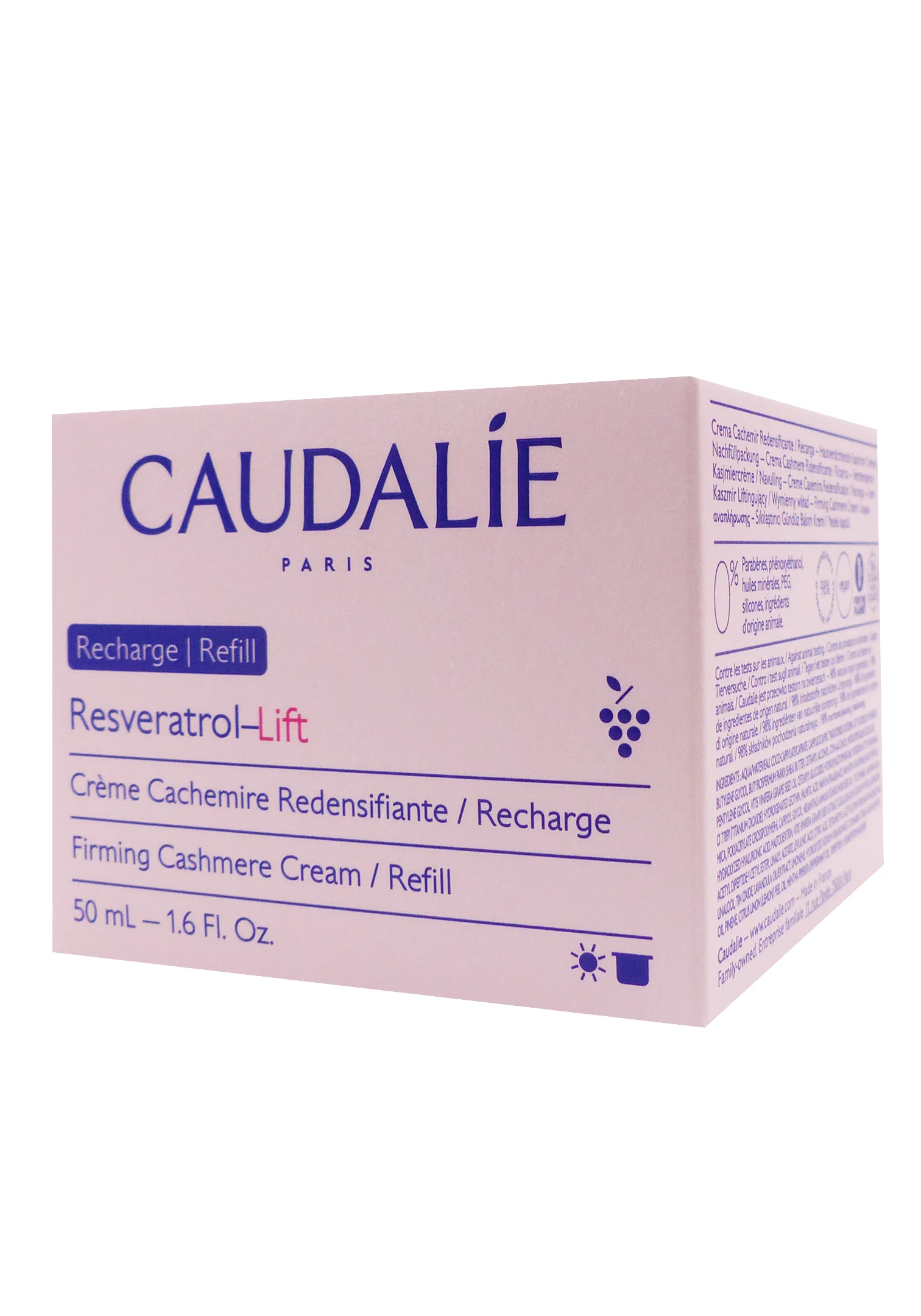 CAUDALIE RESVERATROL-LIFT CREME CACHEMIRE RECHARGE 50ML 1 caudalie reservatrol lift creme cachemire recharge 50 ml