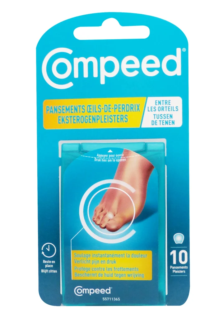 COMPEED 10 PANSEMENTS OEILS-DE-PERDRIX 2 compeed 10 pansements 1