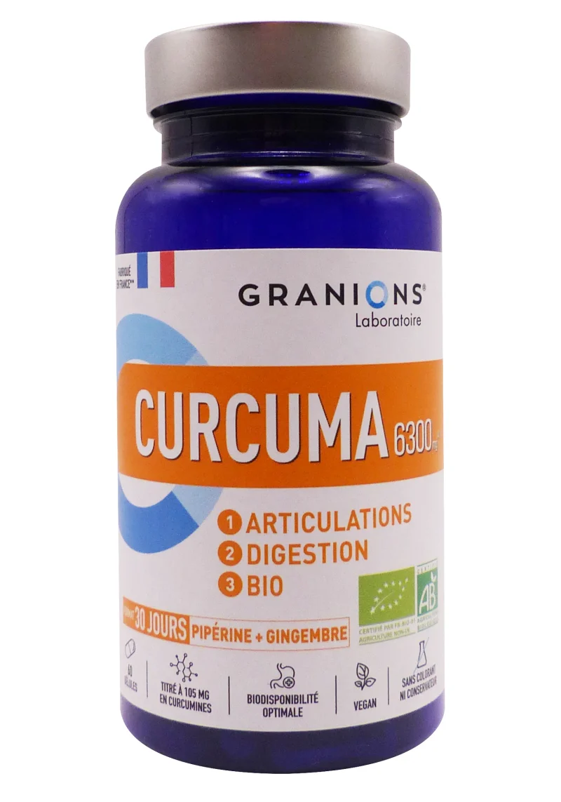 curcuma granion 60 gélules