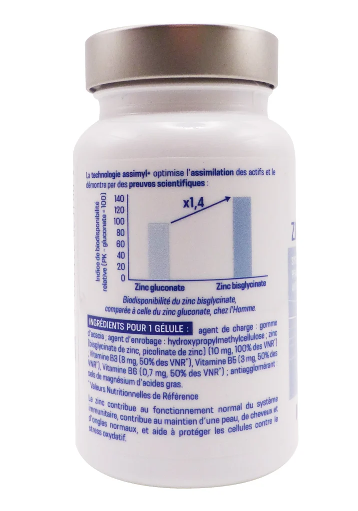 ALVITYL ASSIMYL + ZINC 60 GELULES 3 dos alvityl