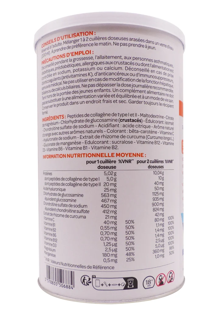 COLLAGENE ARTICULATIONS & MUSCLES 40 JOURS 3 dos arkopharma collagene 40 jours