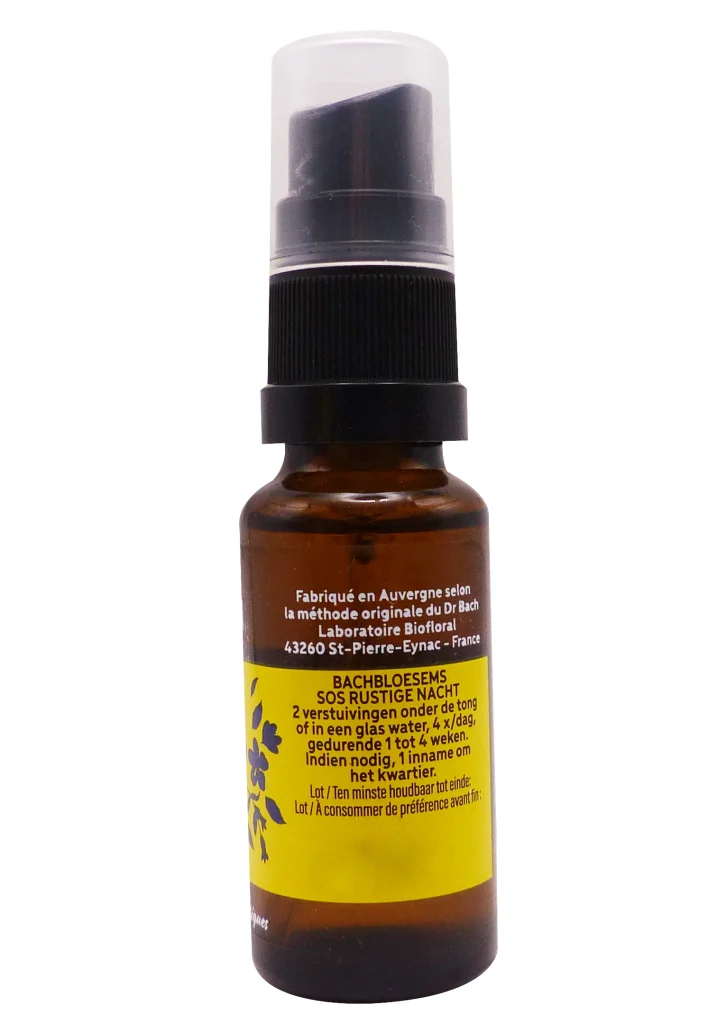 BIOFLORAL SOS SECOURS NUIT PAISIBLE SPRAY 20ML 4 dos biofloral flacon