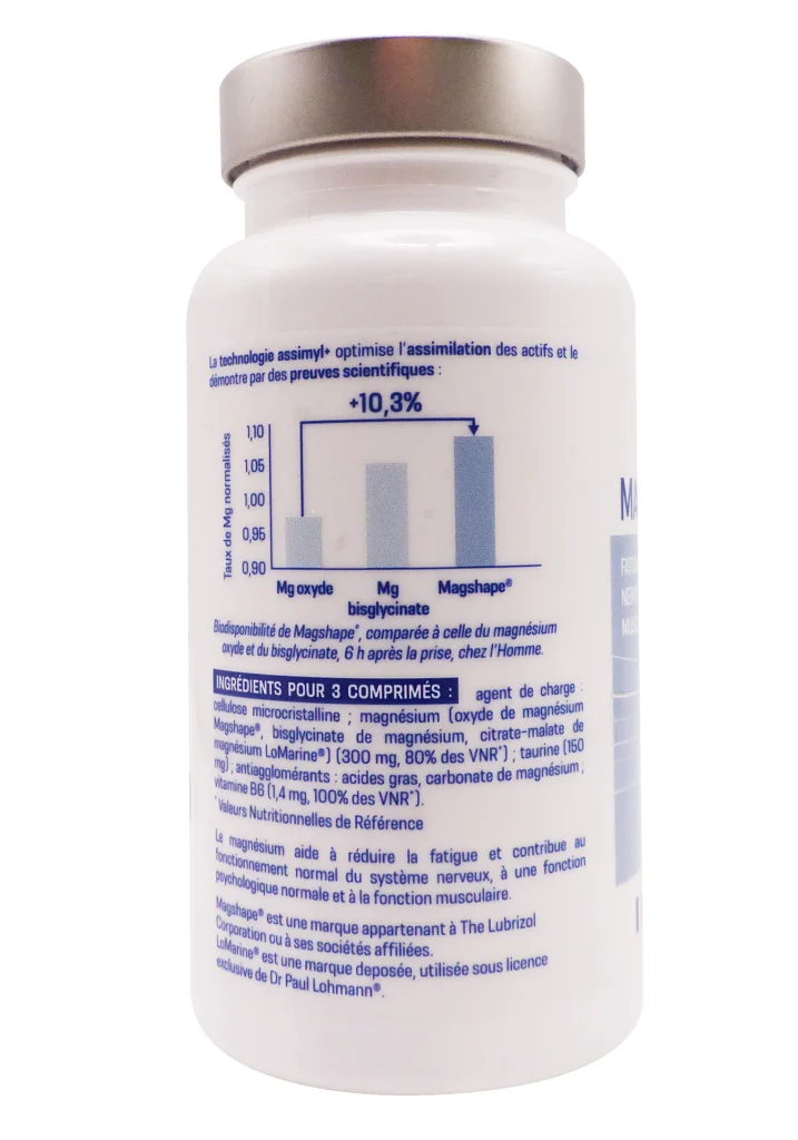 ALVITYL ASSIMYL MAGNESIUM 90 COMPRIMES 3 dos comprimes magnesium alvityl