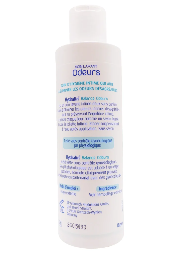 HYDRALIN BALANCE SOIN LAVANT ODEURS 200ML 4 dos flacon 2