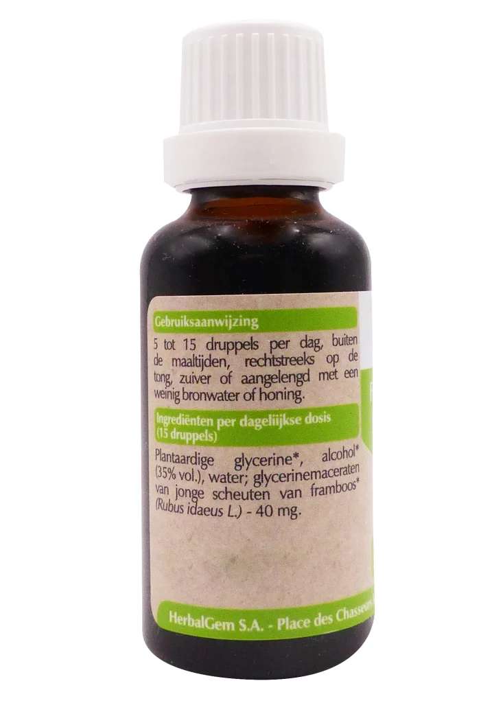 HERBALGEM FRAMBOISIER 30ML 4 dos herbalgem flacon
