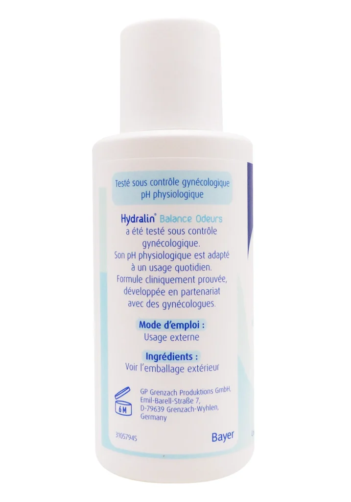 HYDRALIN BALANCE SOIN LAVANT ODEURS 100ML 4 dos hydralin