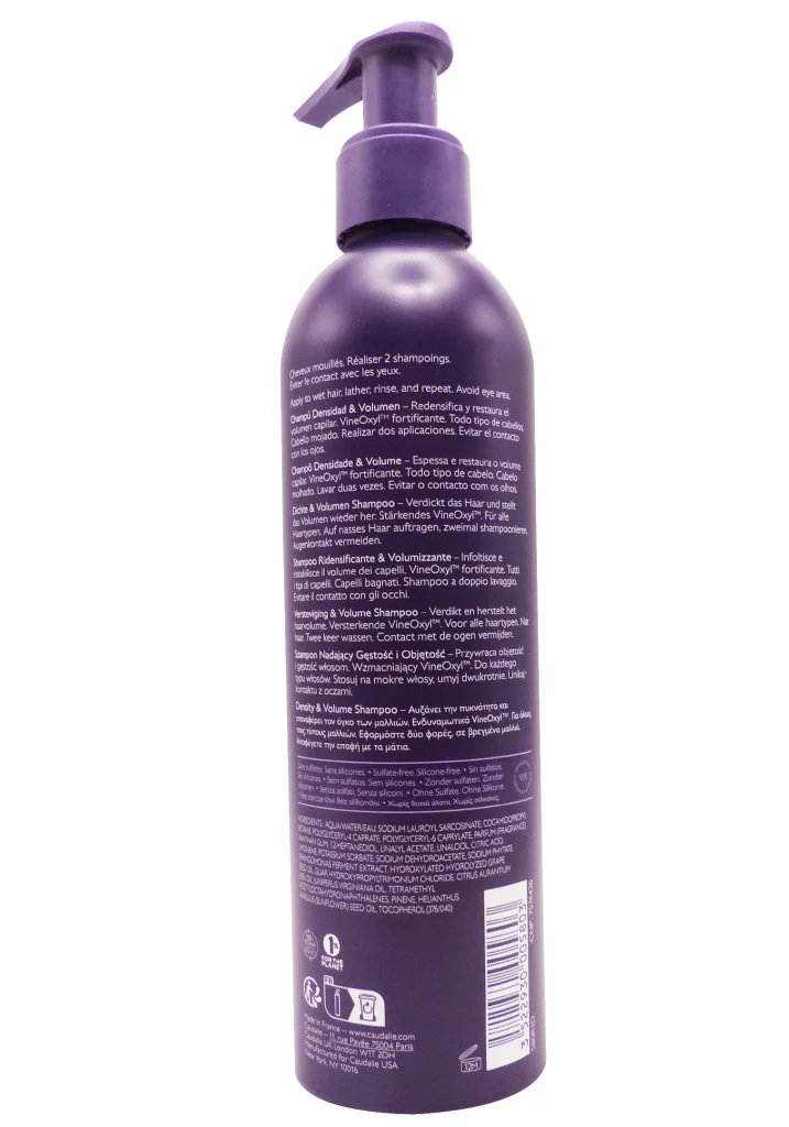 CAUDALIE SHAMPOING DENSITE & VOLUME 200 ML 3 dos shampooing densite volume caudalie