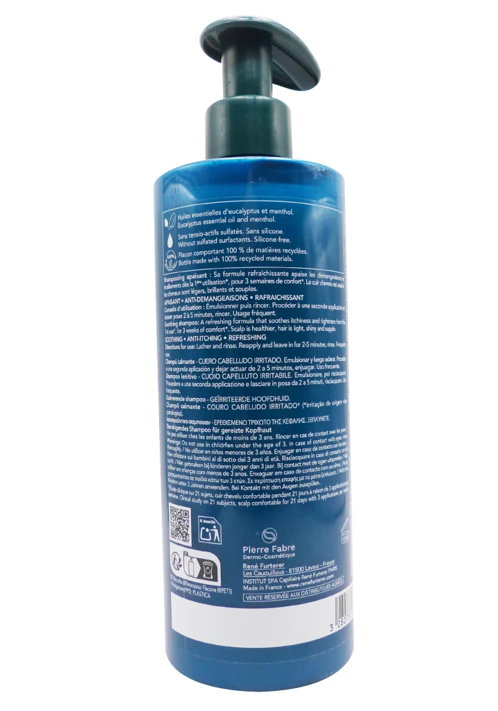 FURTERER ASTERA SHAMPOOING APAISANT 490ML 3 dos shampooing furterer 1