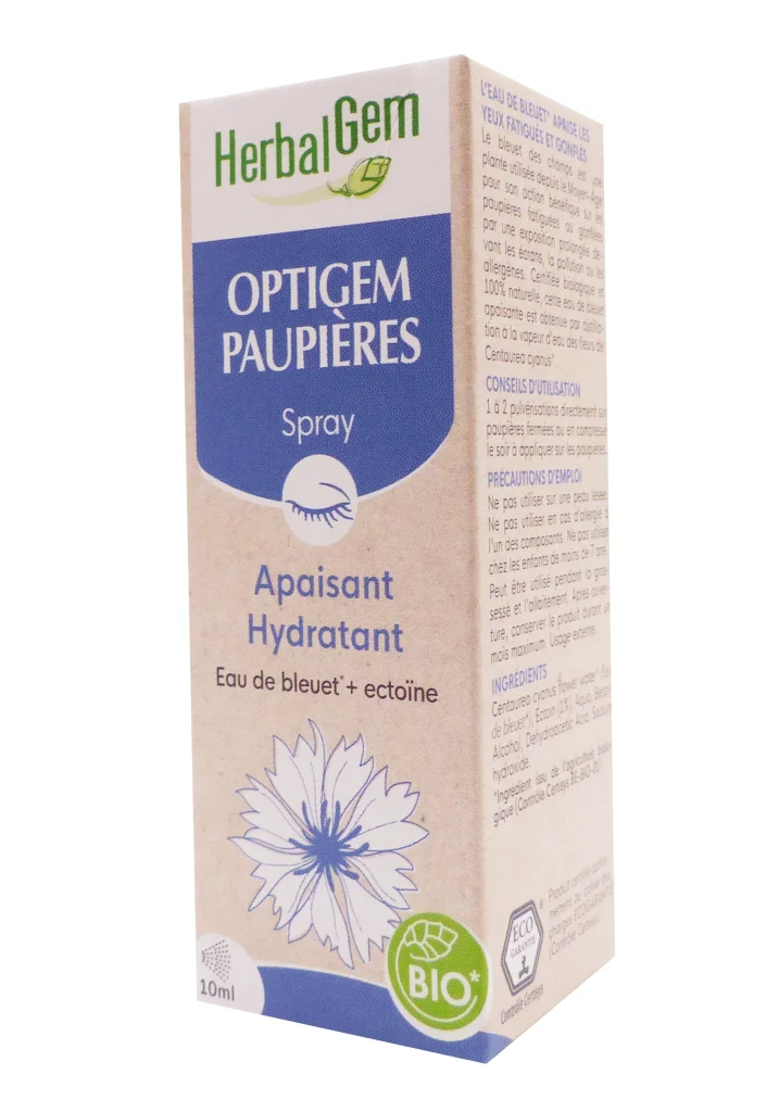 HERBALGEM OPTIGEM SPRAY PAUPIERES BIO 10ML 2 herbalgem optigem paupieres spray